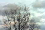 Blick aus meinem Stusta-Fenster - Sturm
