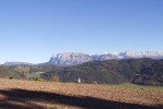 Blick vom Ritten auf Schlern

